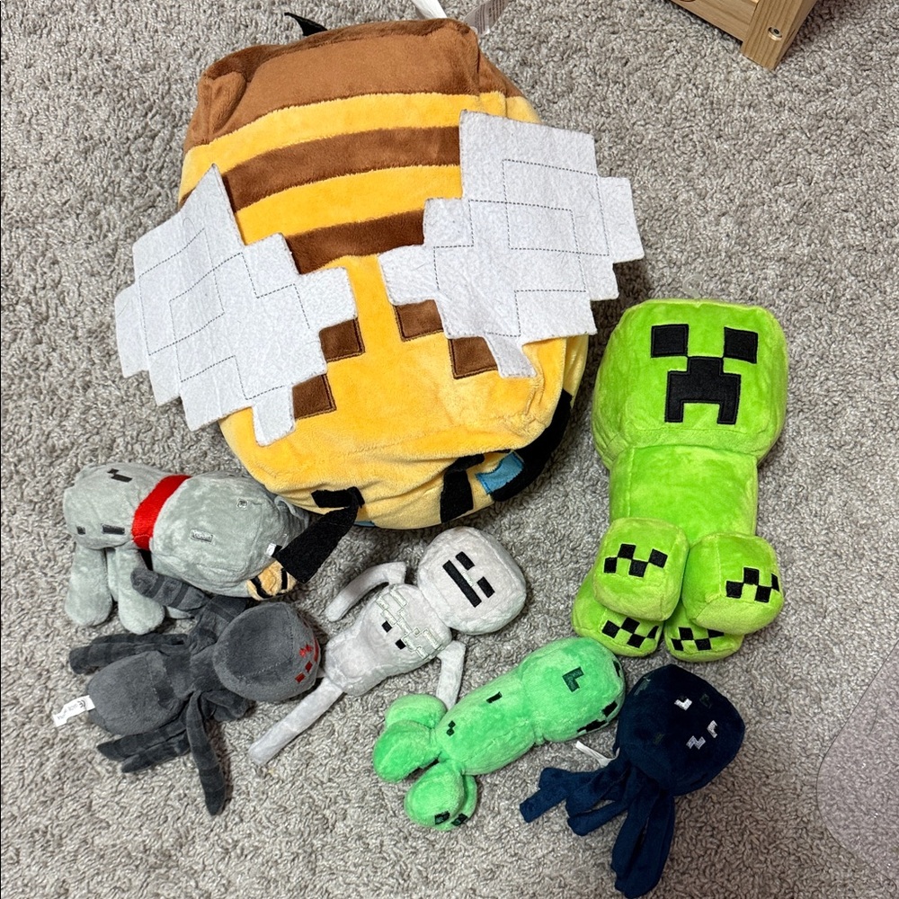 Minecraft Lot Plush Stuffie